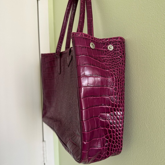 GORGEOUS Longchamp Roseau Leather Tote w/Silver Toggle * ALL OFFERS CONSIDERED * - Picture 5 of 17